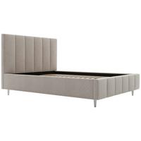 Polsterbett Talera Loft creme180x200cm - Creme/Schwarz, KONVENTIONELL, Holz/Textil (180/200cm)