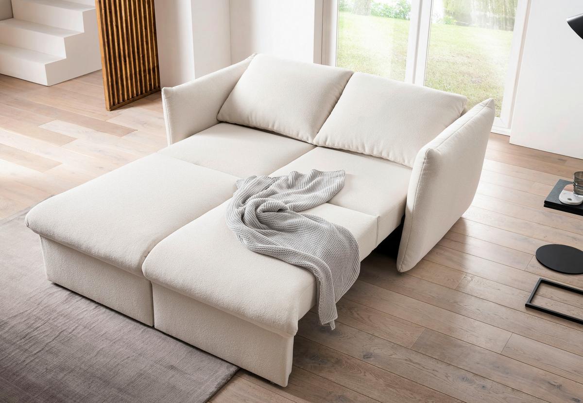 2-Sitzer-Sofa Looks Creme B: 180 cm - Creme, Design, Textil (180/100/97cm) - LOOKS by W.Joop