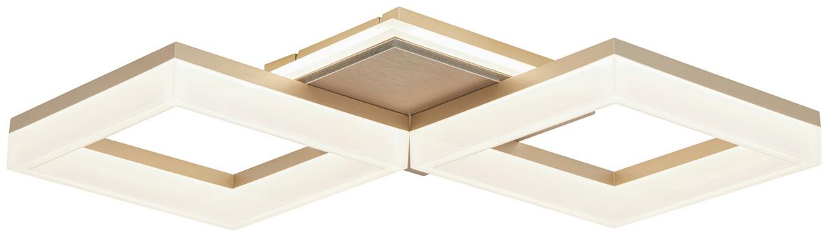 STROPNÉ LED SVIETIDLO KOOL - šampanská, Modern, kov/plast (62/31/9cm) - Mömax