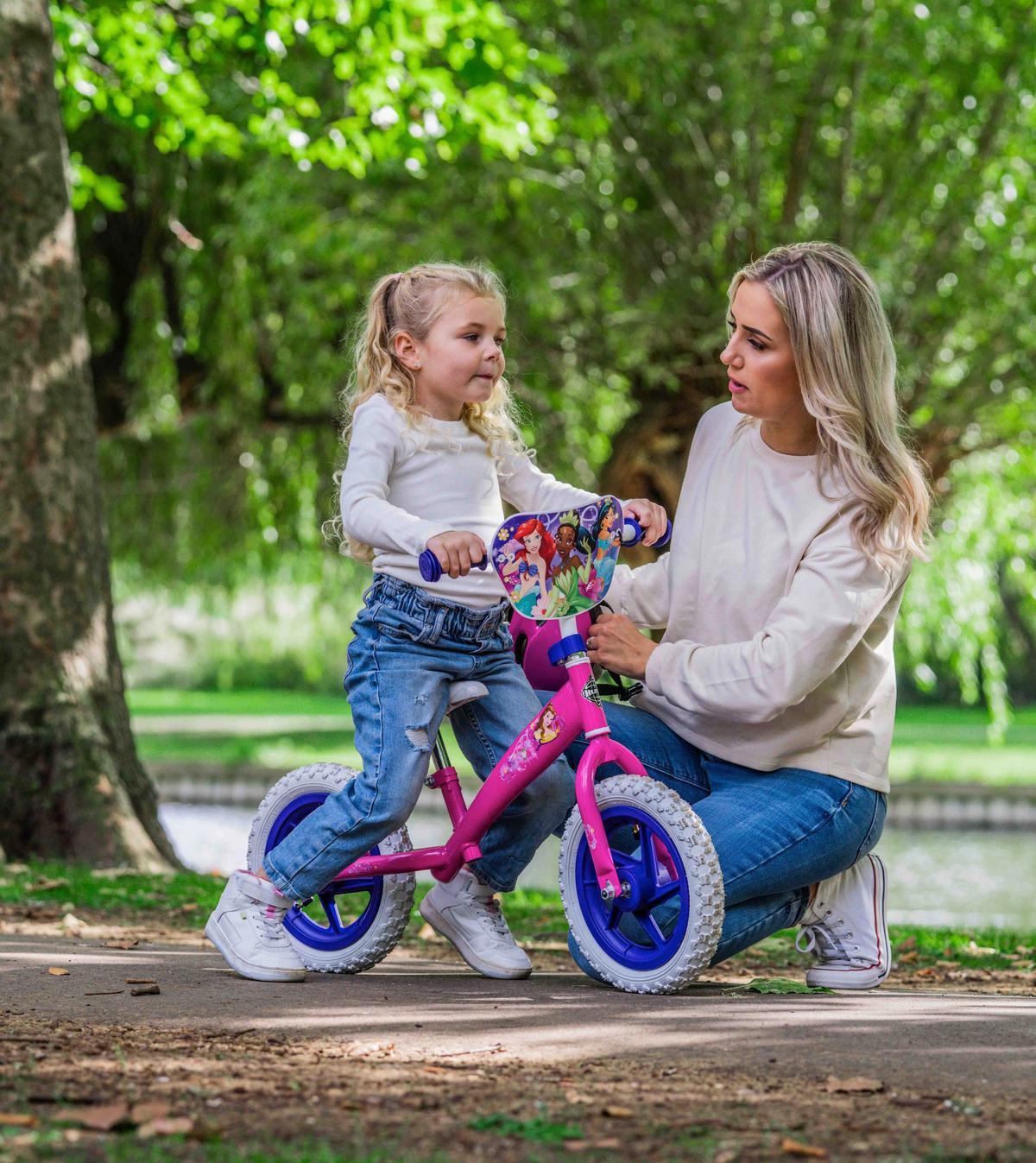 Laufrad Huffy Disneyprinzessin 12 Zoll, Pink Ab 18 Monate - Pink, Basics, Metall (44/87/64cm)