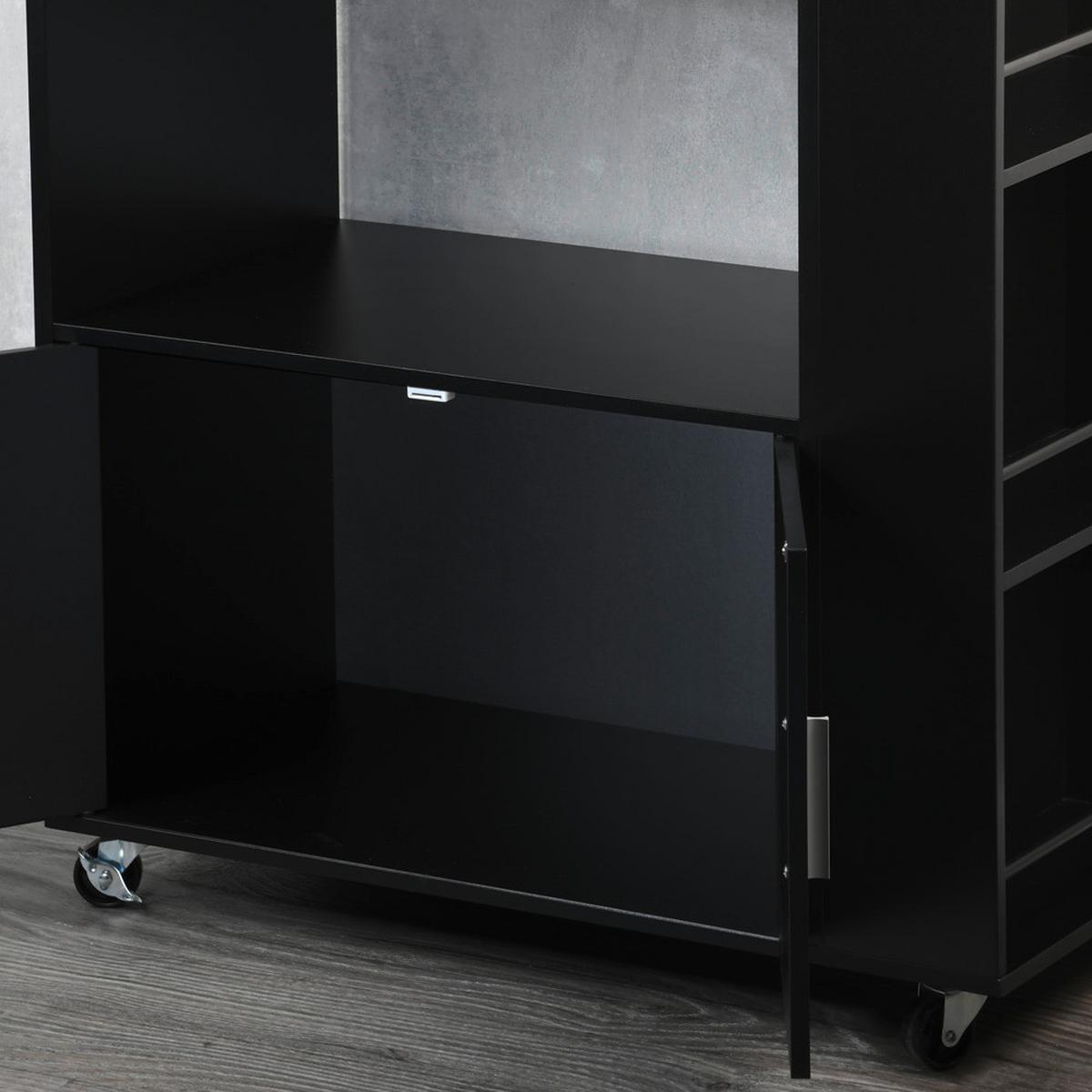 Servierwagen Küchenwagen - Eichefarben/Anthrazit, Basics, Holz/Holzwerkstoff (75/40/88cm) - Kesper