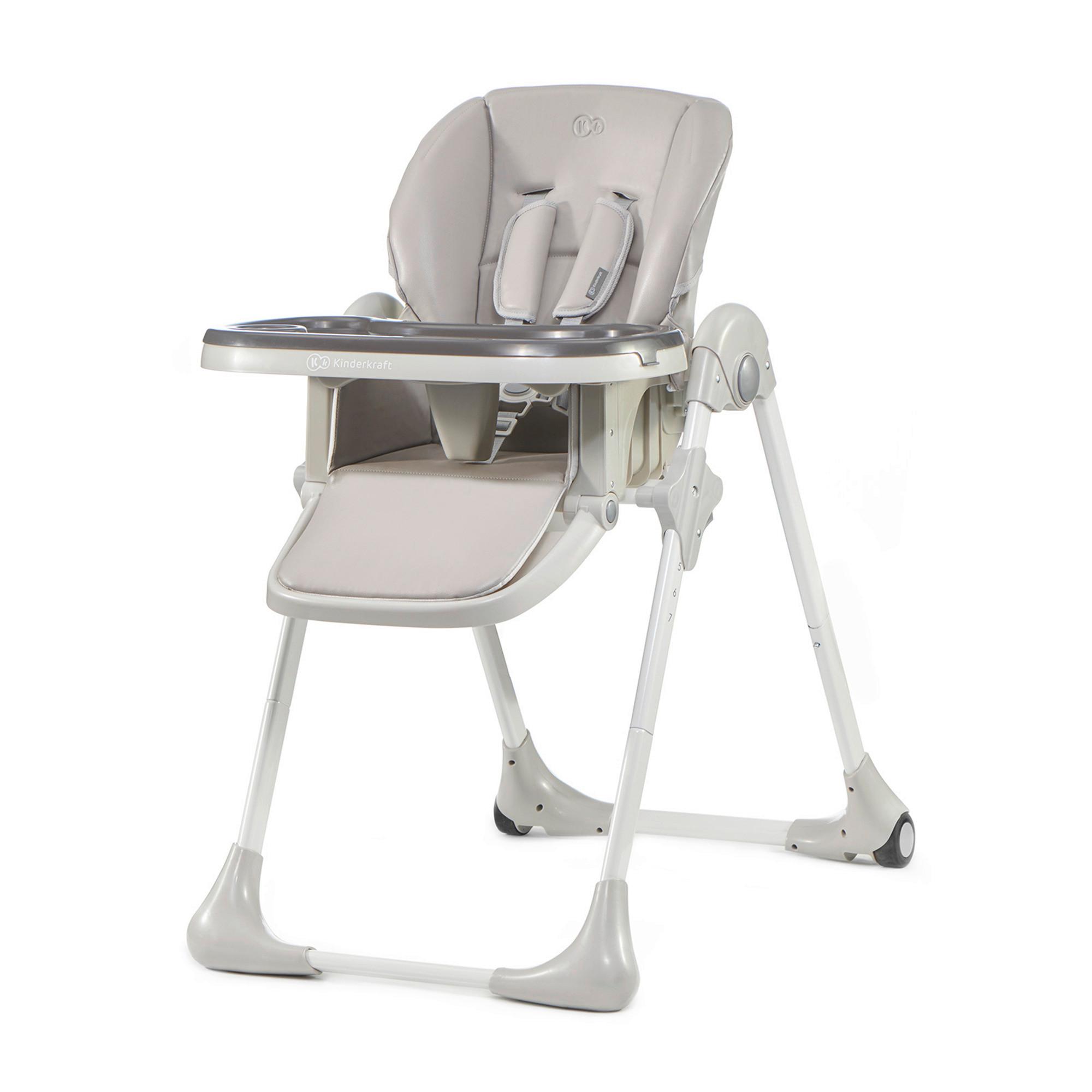 Hochstuhl Yummy Grau, B/H/T: 55,5x105x84,5cm