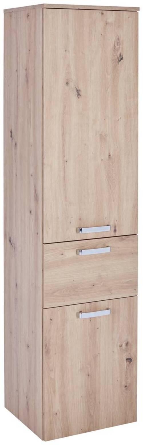 Hochschrank Fresh 240-C-04014 Hs - Weiß/Eiche Artisan, KONVENTIONELL, Holzwerkstoff (40/168,5/38,5cm) - Ondega