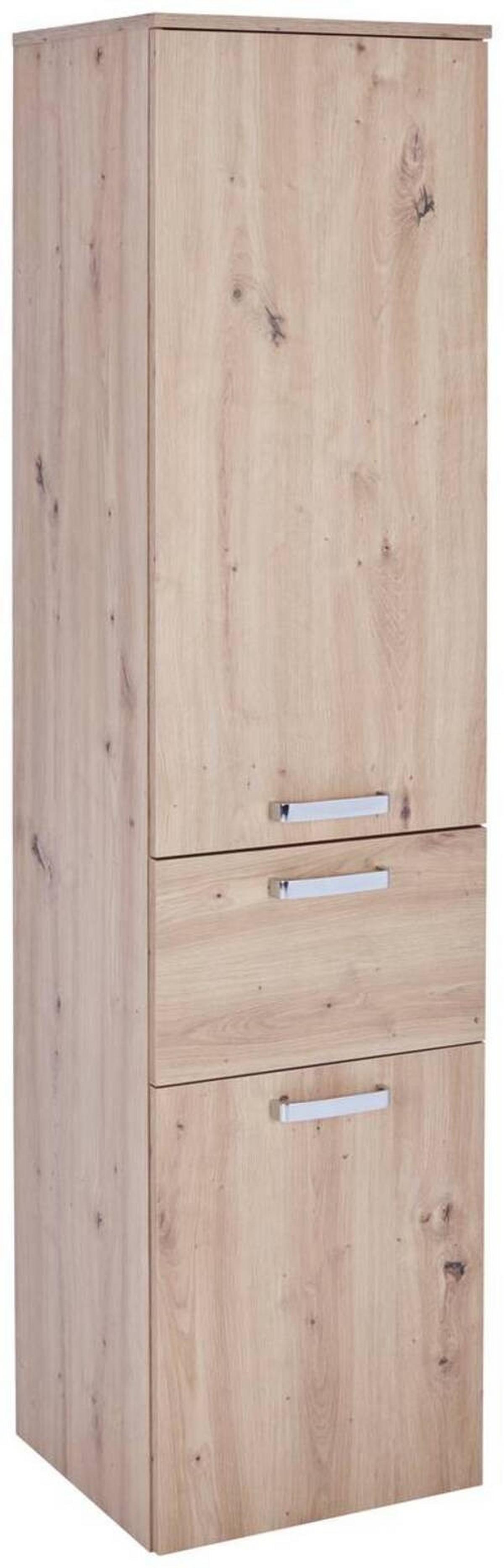 Hochschrank Fresh 240-C-04014 Hs - Weiß/Eiche Artisan, KONVENTIONELL, Holzwerkstoff (40/168,5/38,5cm) - Ondega