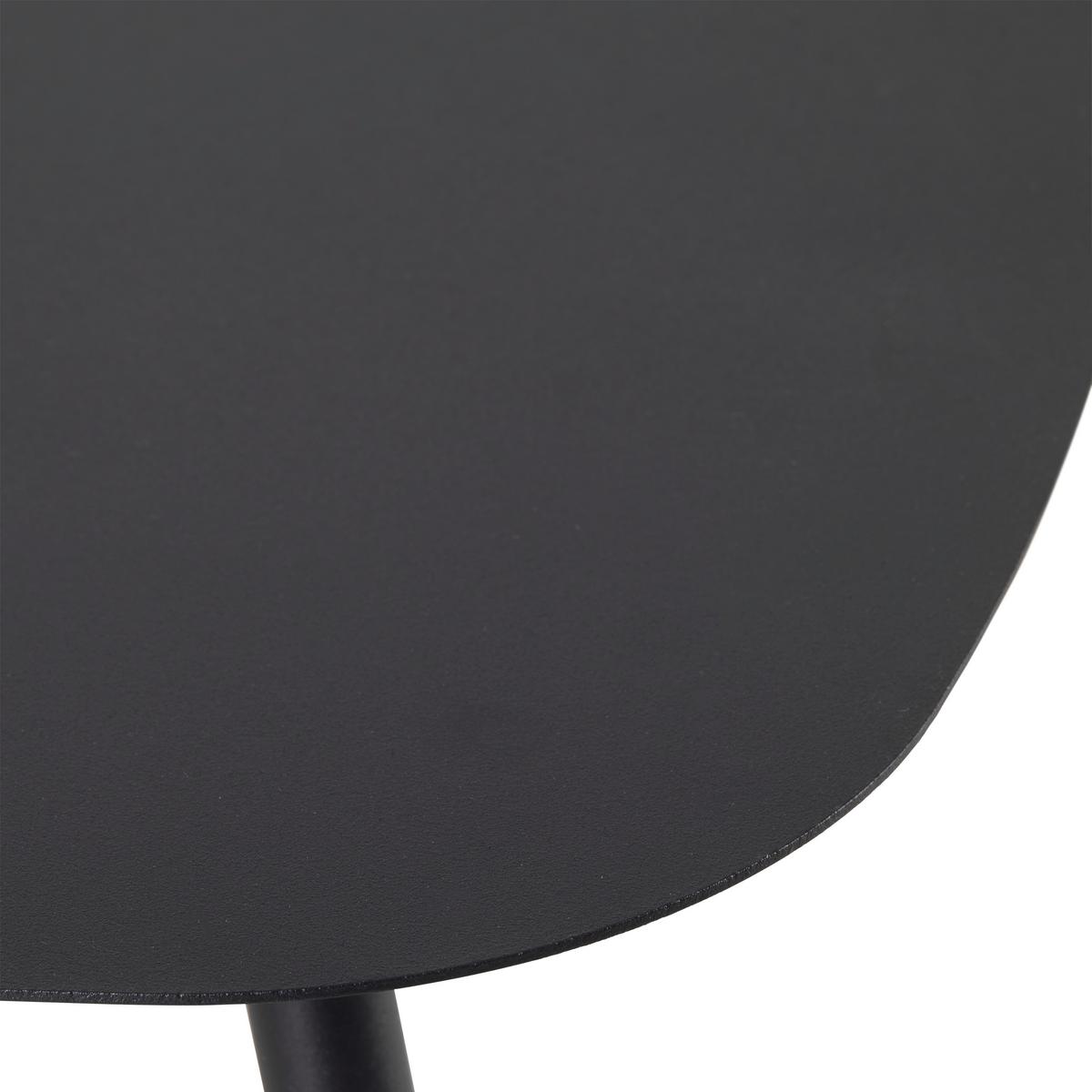 KONFERENČNÍ STOLEK FINE ČERNÁ - černá/tmavě šedá, Moderní, kov (56/35,5/57,5cm) - Mömax