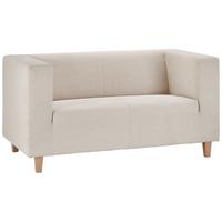 Dvojmiestna pohovka SAM, krémový menčester - krémová, Modern, textil (157/79/84cm) - Mömax