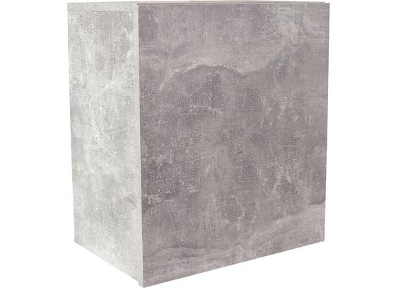Nástenný Regál Geno Ger01 - sivá, Moderný, kompozitné drevo (50/51/28cm) Nástenný Regál Geno Ger01 - sivá, Moderný, kompozitné drevo (50/51/28cm)