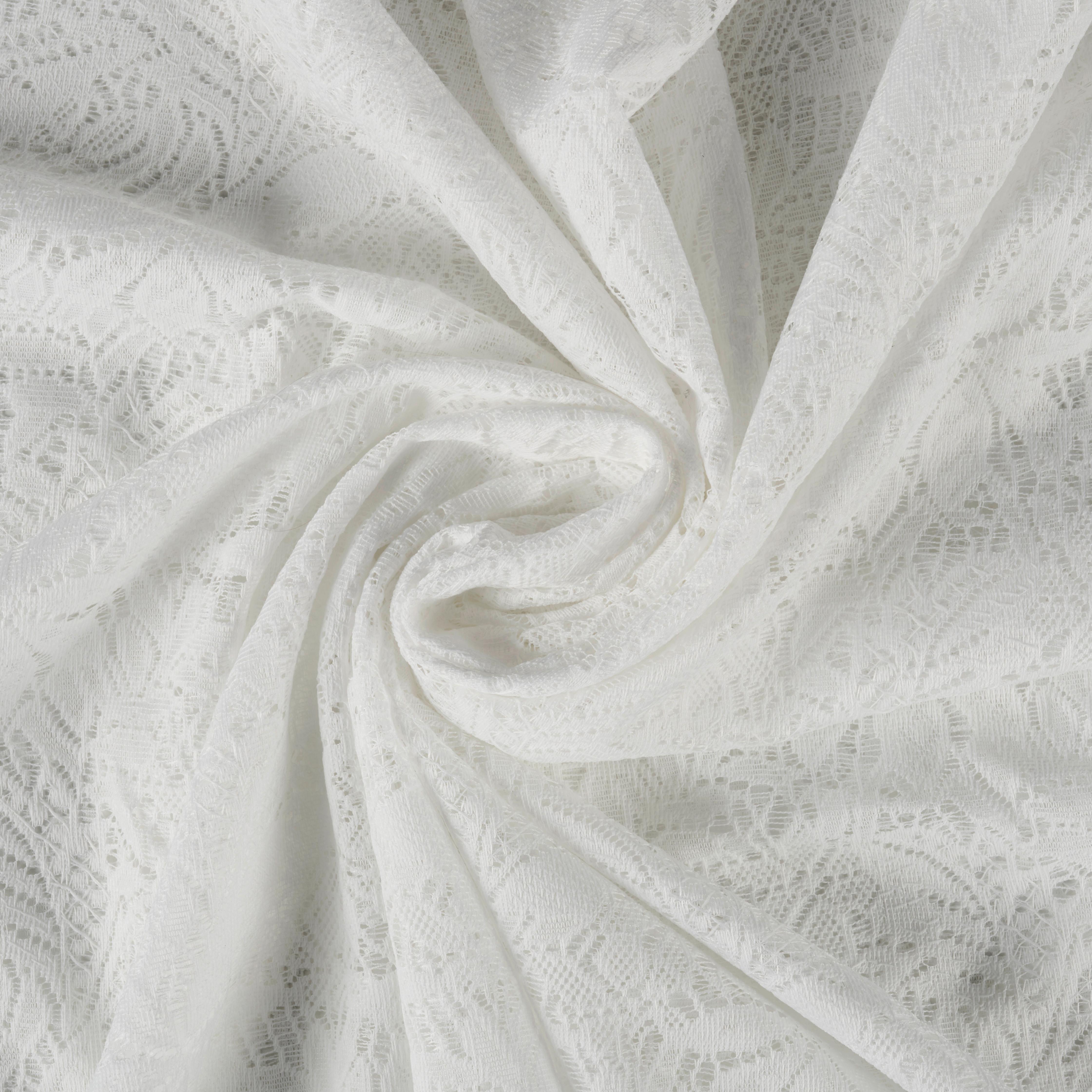 HOTOVÝ ZÁVĚS DALIA - bílá, Romantický / Rustikální, textil (140/245cm) - Modern Living