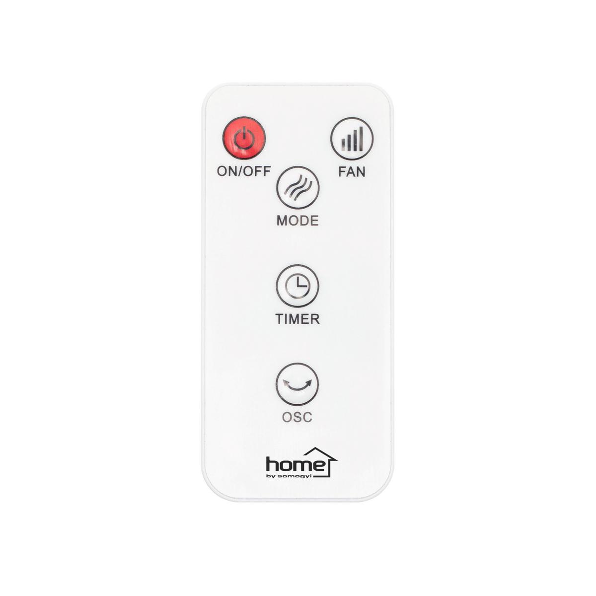 Oszlopventilátor Home Twfr100b - fekete/fehér, műanyag/fém (24,5/79cm)