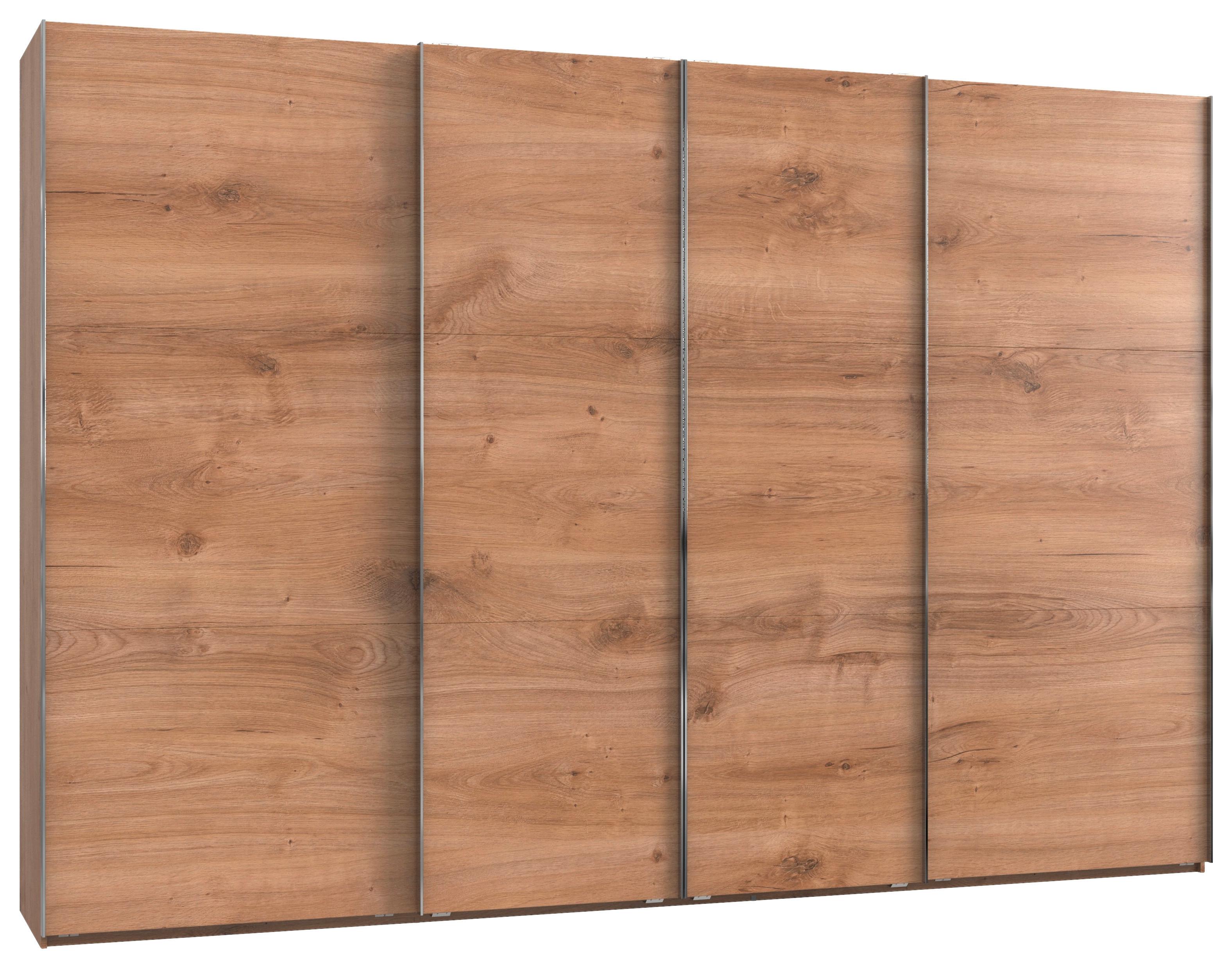 Schwebetürenschrank 350cm Level, Eiche Dekor