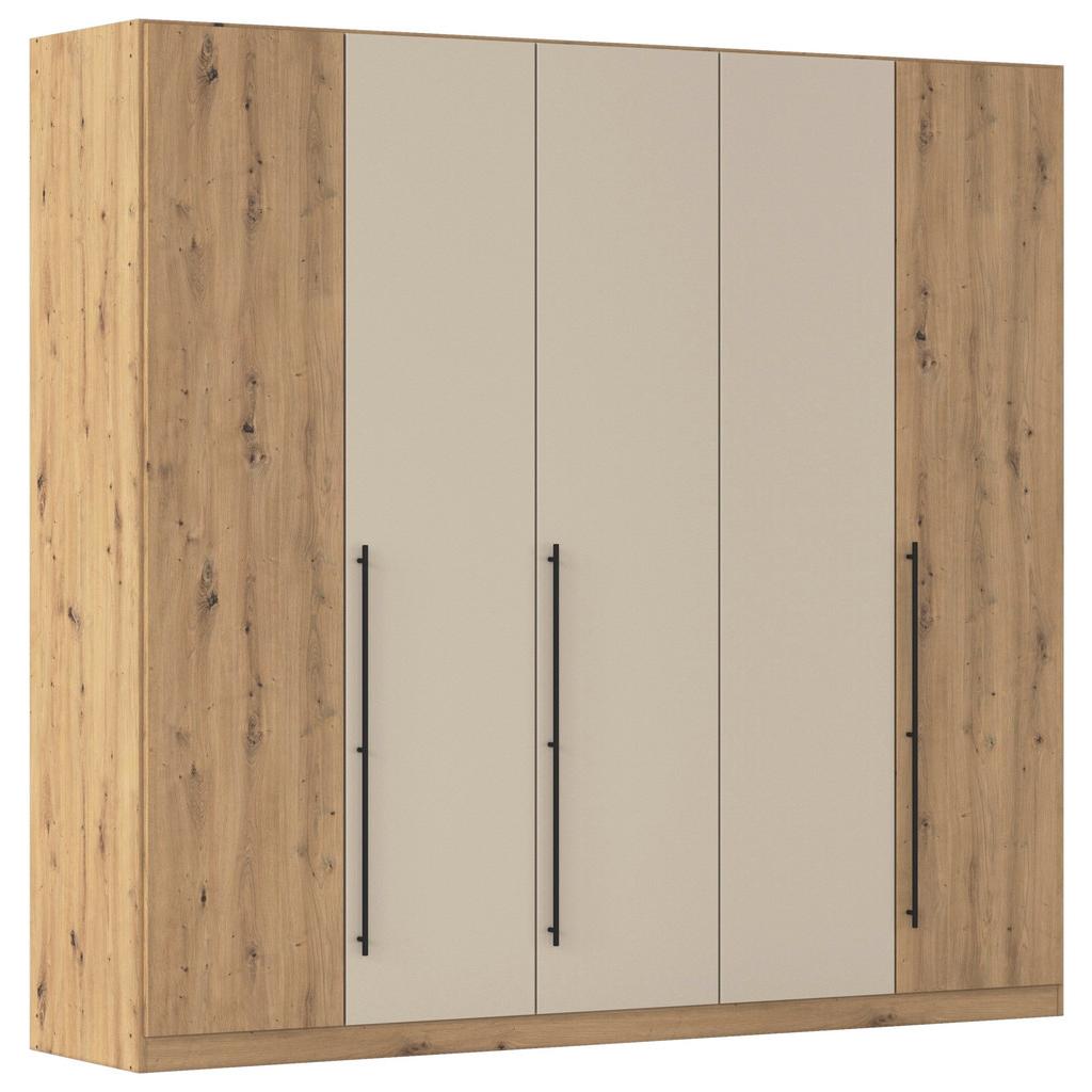 Kleiderschrank Safari Champagner/Eiche D. B: 226cm