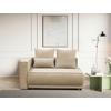 Récamiere Iga Li Creme B: 168 cm - Creme/Schwarz, Design, Textil (168/73/99cm) - MID.YOU