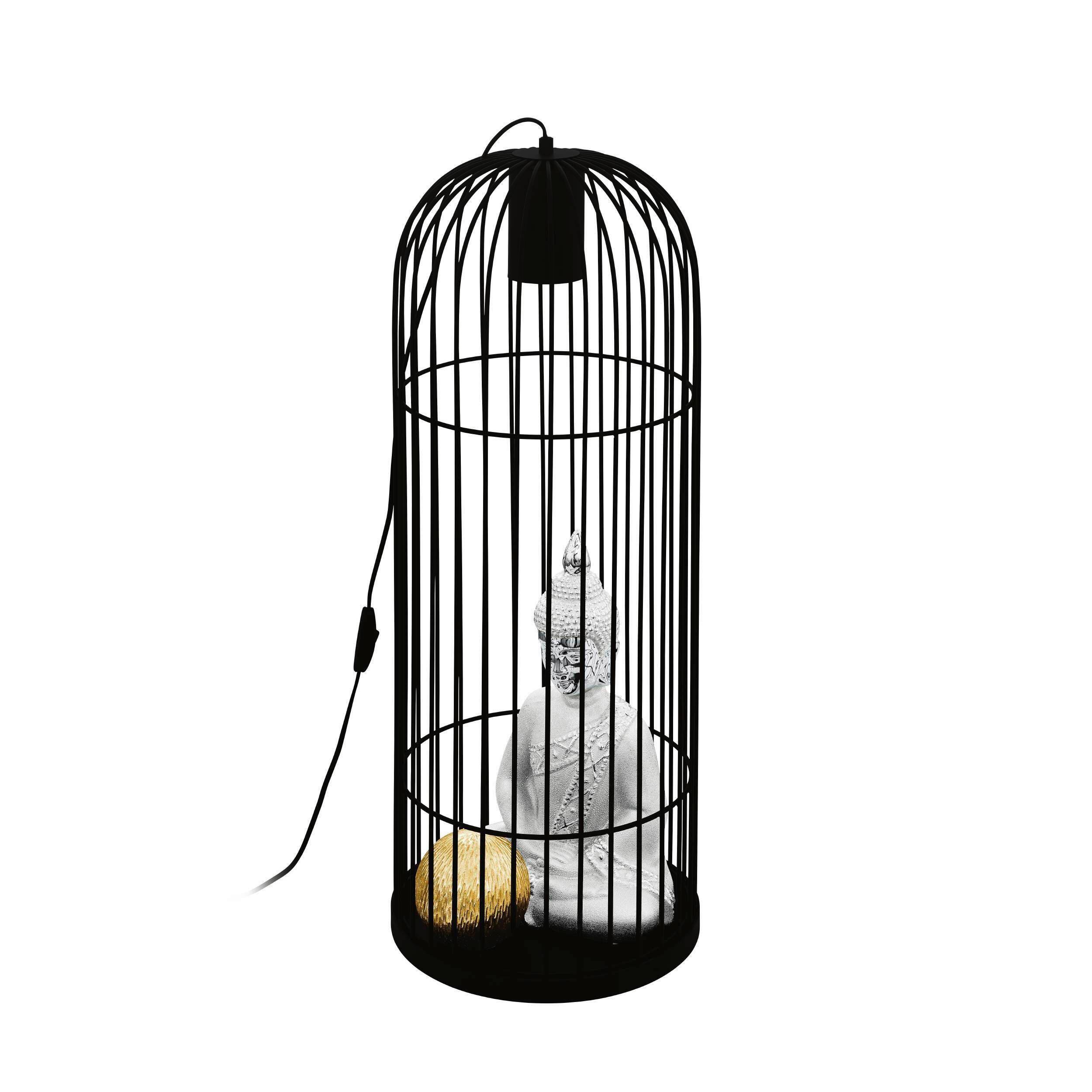 Tischleuchte 43389* Latchely - Schwarz, Design, Metall (27,5/72cm) - Eglo