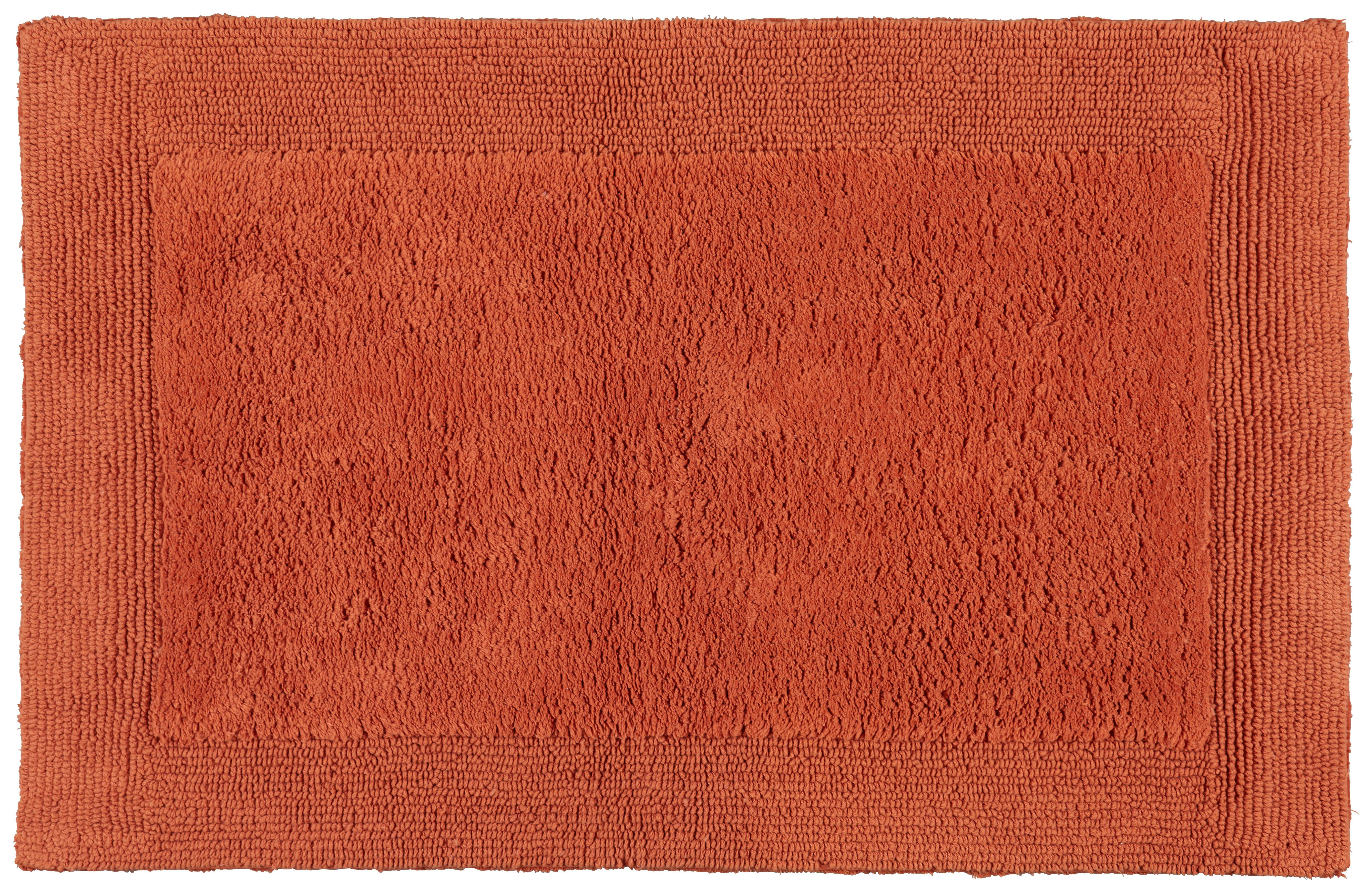 Koupelnová Předložka Karen, 60/100cm, Oranžová - oranžová, Konvenční, textil (60/100cm) - Premium Living