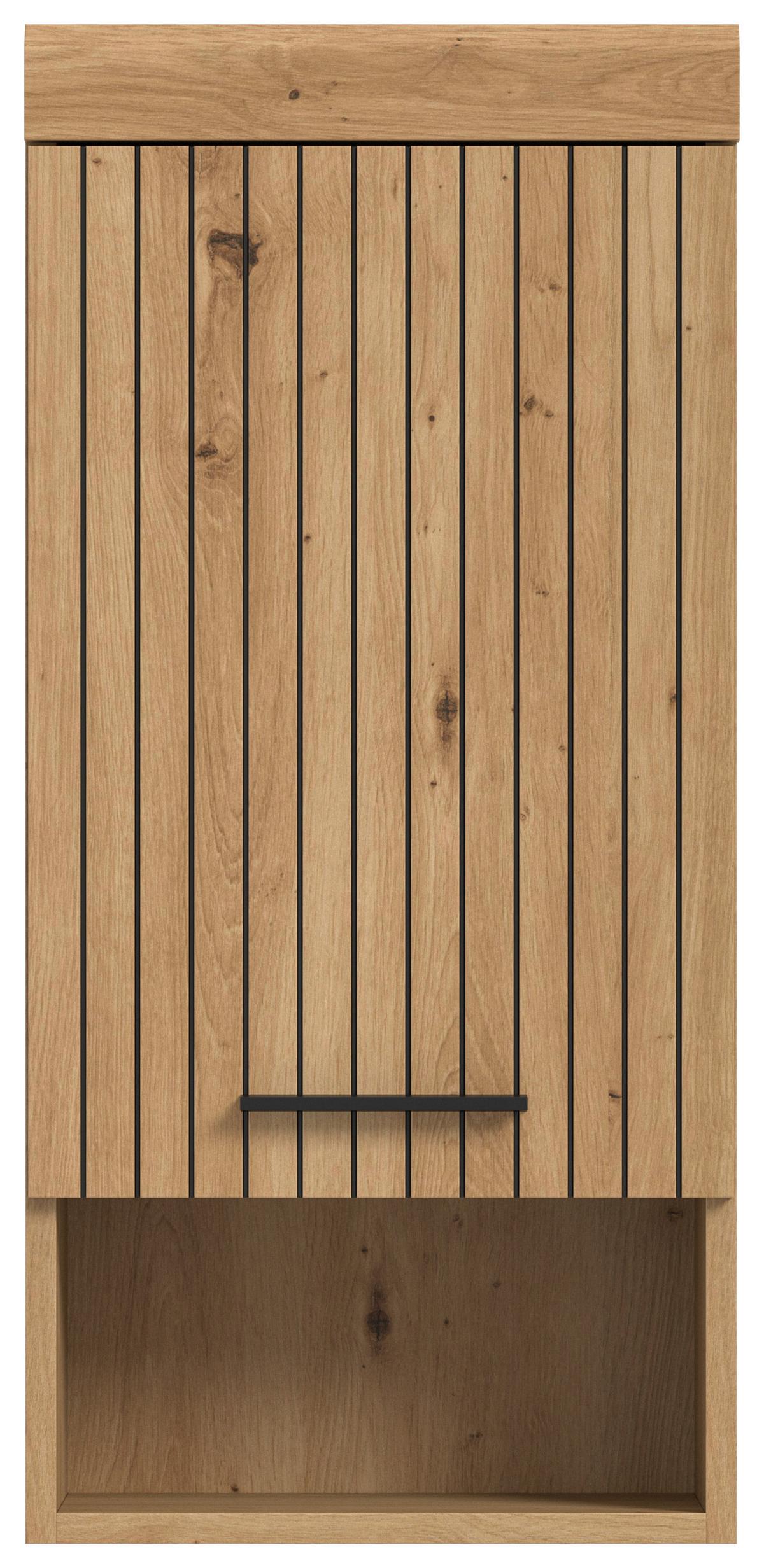 Hängeschrank Scout Eiche Artisan Dekor B: 37cm - Eiche Artisan, Trend, Holzwerkstoff (37/79/24cm) - MID.YOU