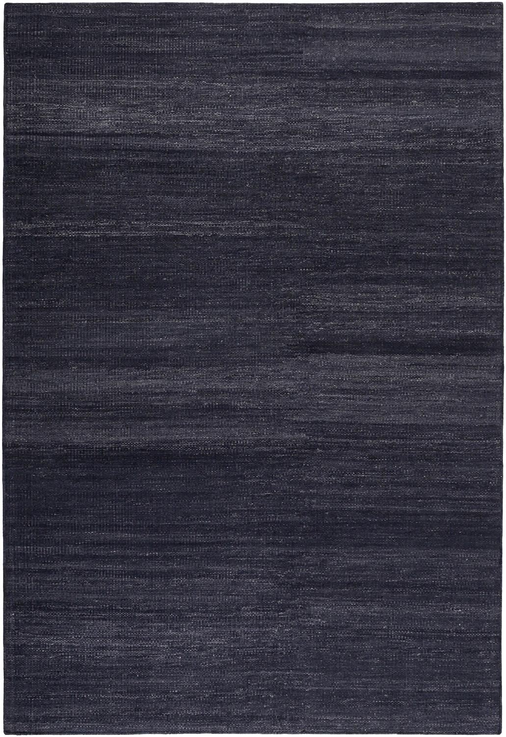 Handwebteppich Anthrazit Baumwoll Kelim 130x190 cm - Anthrazit, KONVENTIONELL, Textil (130/190cm) - Esprit