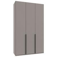 Drehtürenschrank New York Grau/Sahara B: 135 cm - Grau/Sahara, MODERN, Holzwerkstoff (135/236/58cm) - MID.YOU