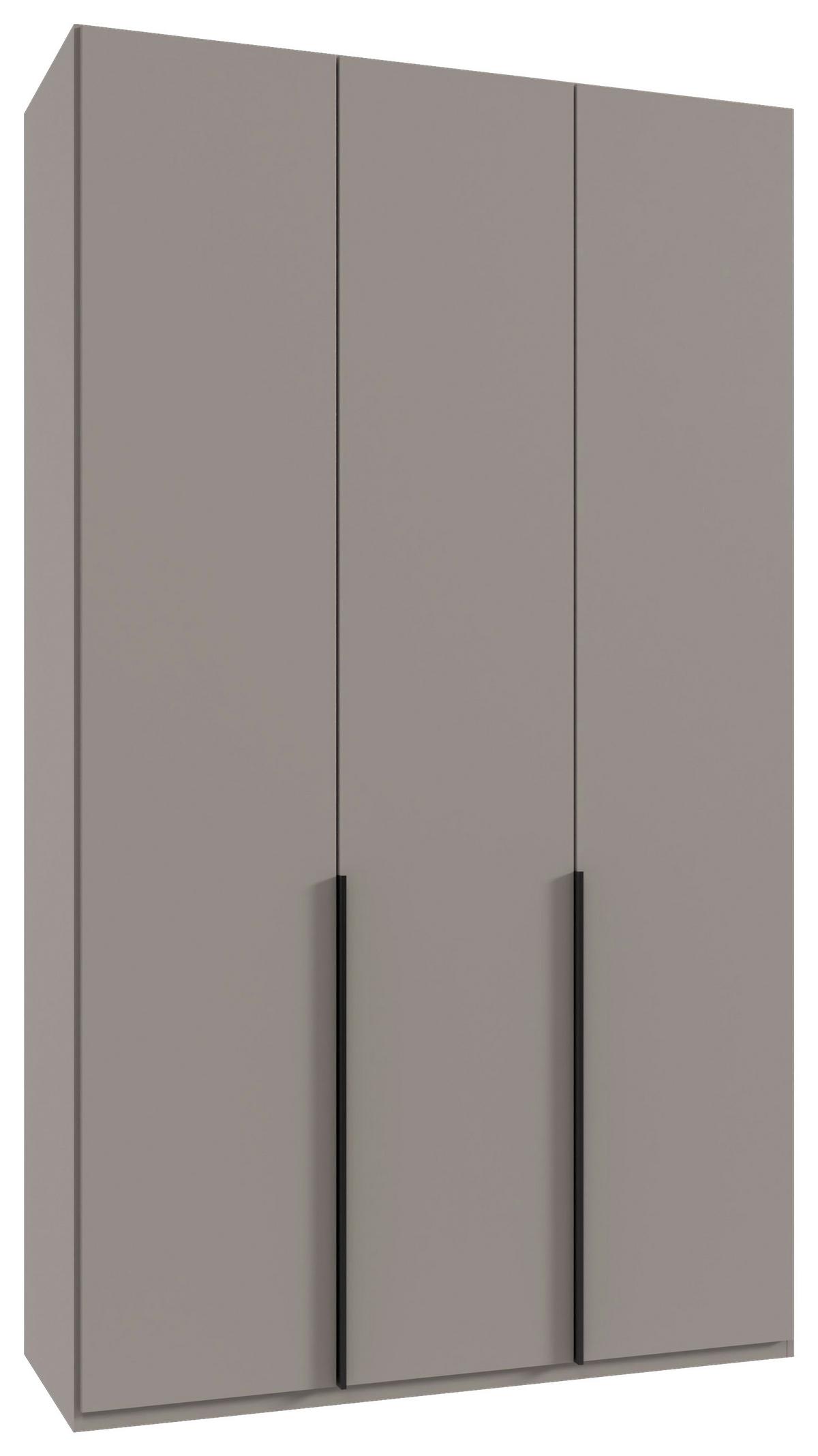 Drehtürenschrank New York Grau/Sahara B: 135 cm - Grau/Sahara, MODERN, Holzwerkstoff (135/236/58cm) - MID.YOU