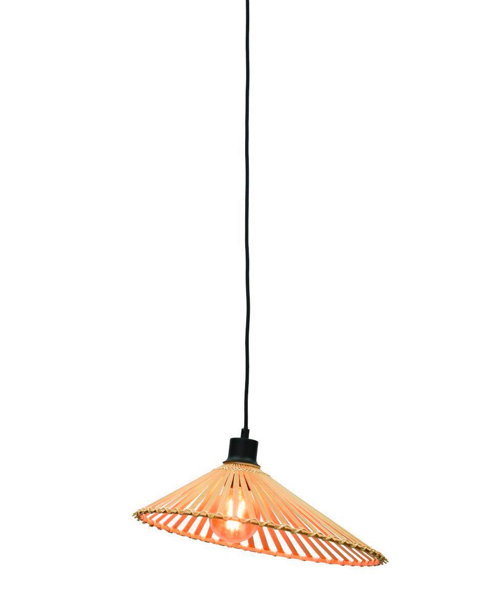 Hängeleuchte Bromo/h40/n - Naturfarben, Trend, Holz (40/11cm) - Good & Mojo