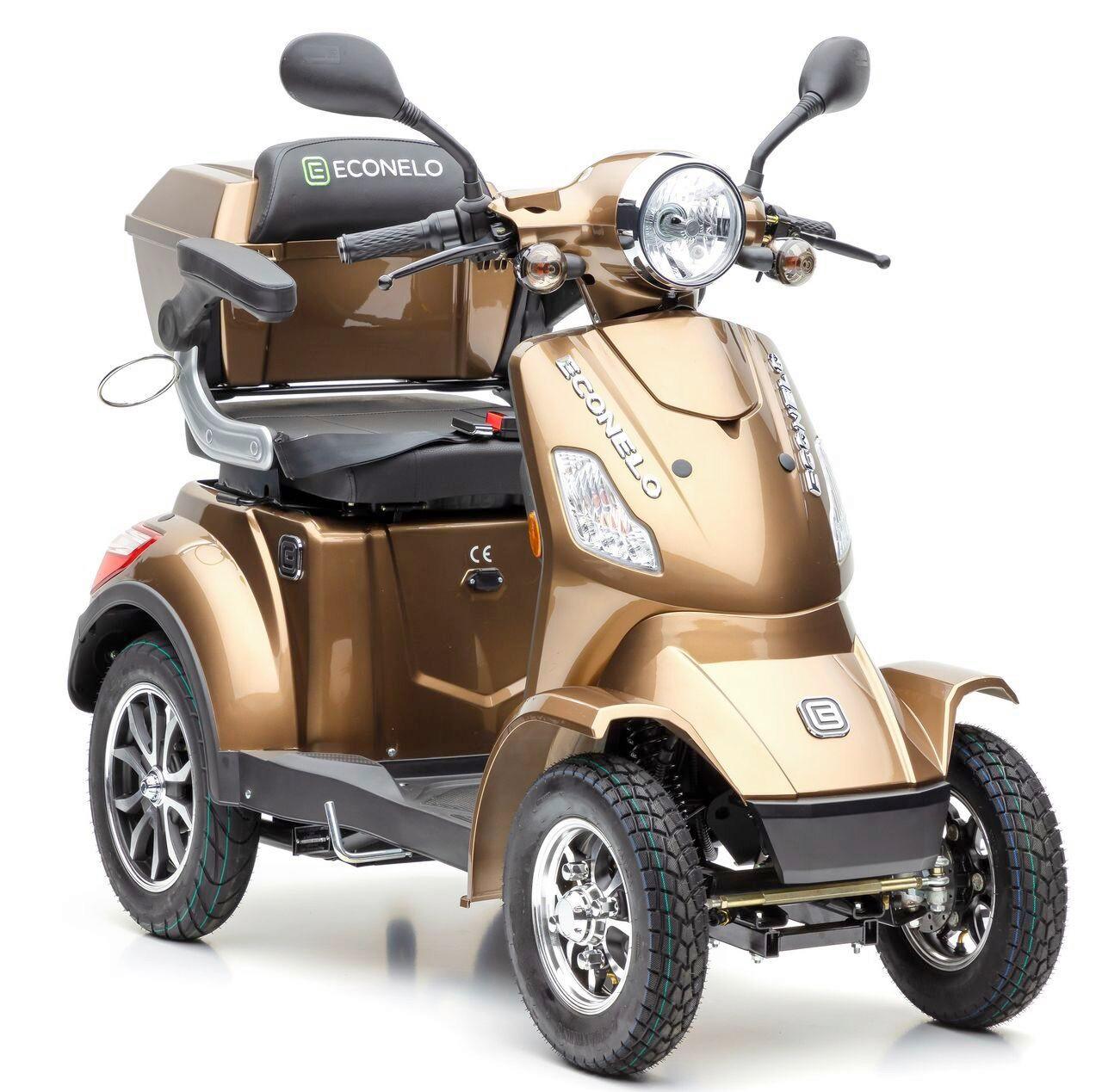 ELEKTROMOBIL E-J4000-BROWN - Goldbraun, Basics, Metall (146/70/100cm)