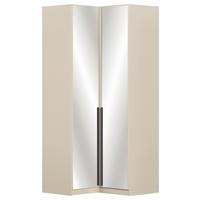 Eckschrank Mit Spiegel B: 100 cm Alabama Champagner - Champagner, MODERN, Glas/Holzwerkstoff (100/229/102cm) - Rauch Möbel