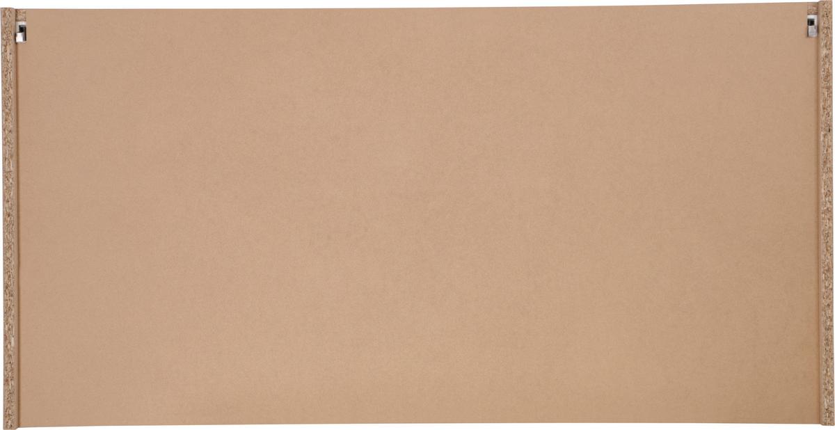 Küchenoberschrank Merle Weiß/Eiche Dekor B:110cm - Eichefarben/Weiß, Basics, Glas/Holzwerkstoff (110/56,1/34,6cm) - Respekta