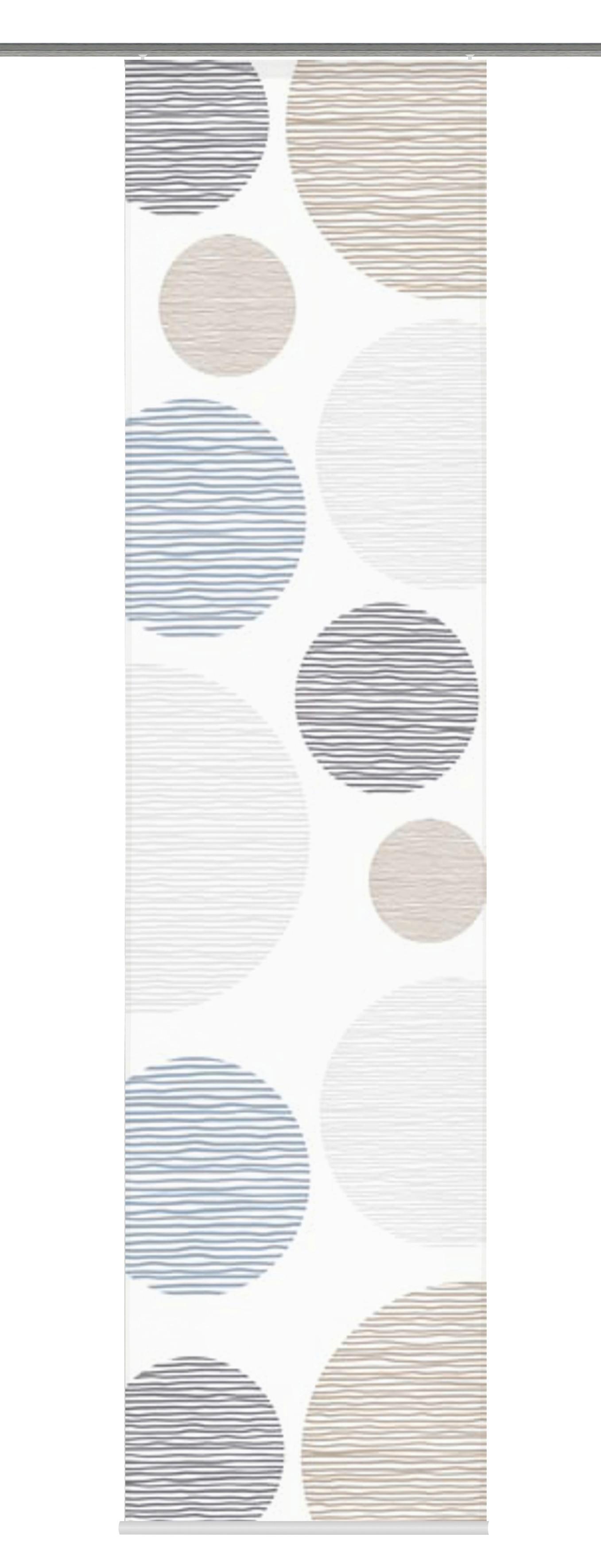 Flächenvorhang Anthrazit 60/245 cm - Anthrazit, Design, Textil (60/245cm) - Schmidt W. Gmbh