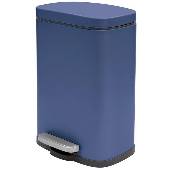 Treteimer Akira 5L Dunkelblau Metall LBH: 21,4x17,6x30 cm