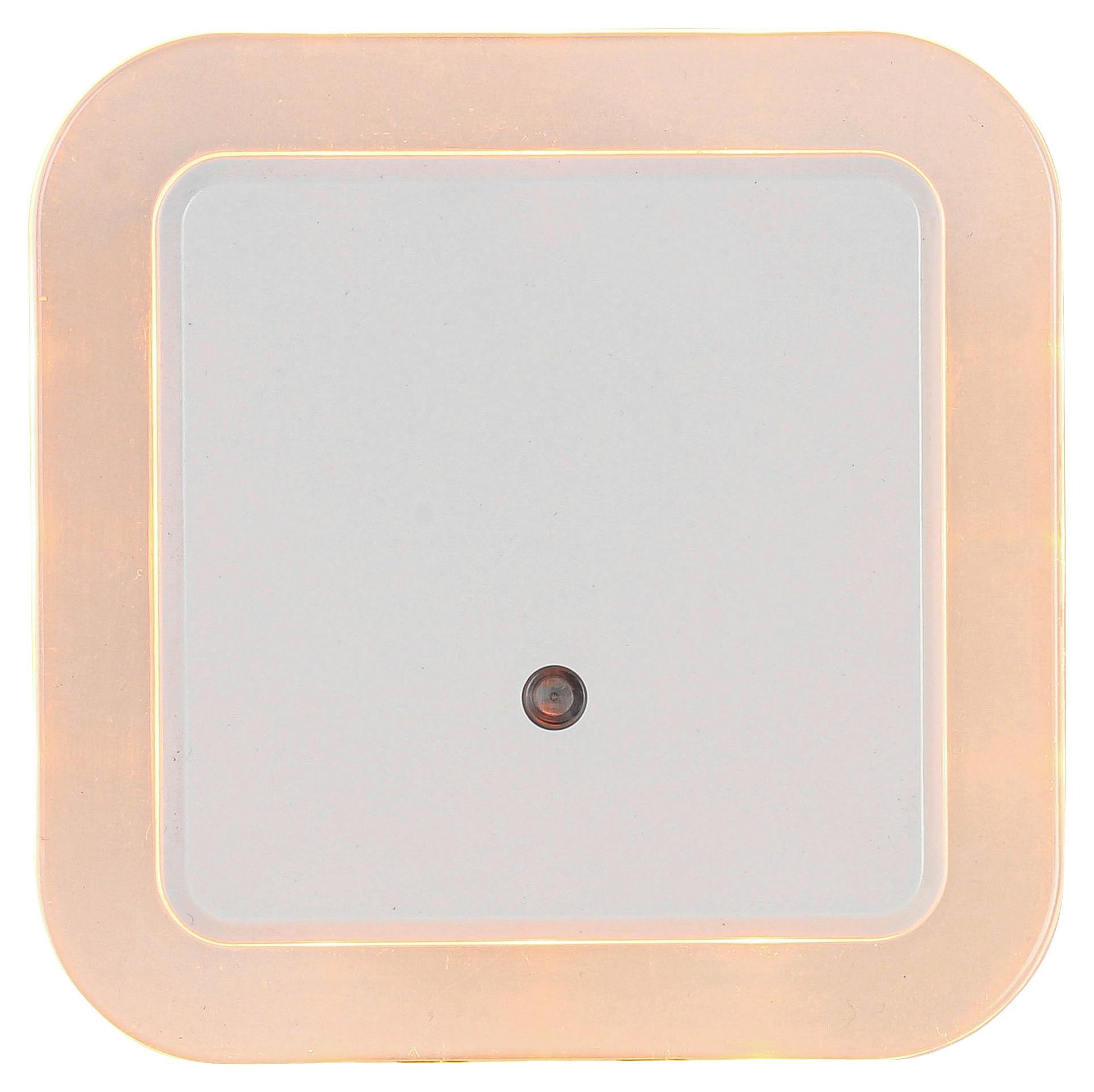 NOČNÉ SVETLO NIGHT - priehľadné/biela, Konventionell, plast (8,5/7/8,5cm) - Mömax