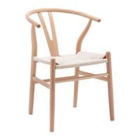 Jedálenská stolička MONICA  masív - prírodná farba, Modern, drevo (56/76/52cm) - Livetastic