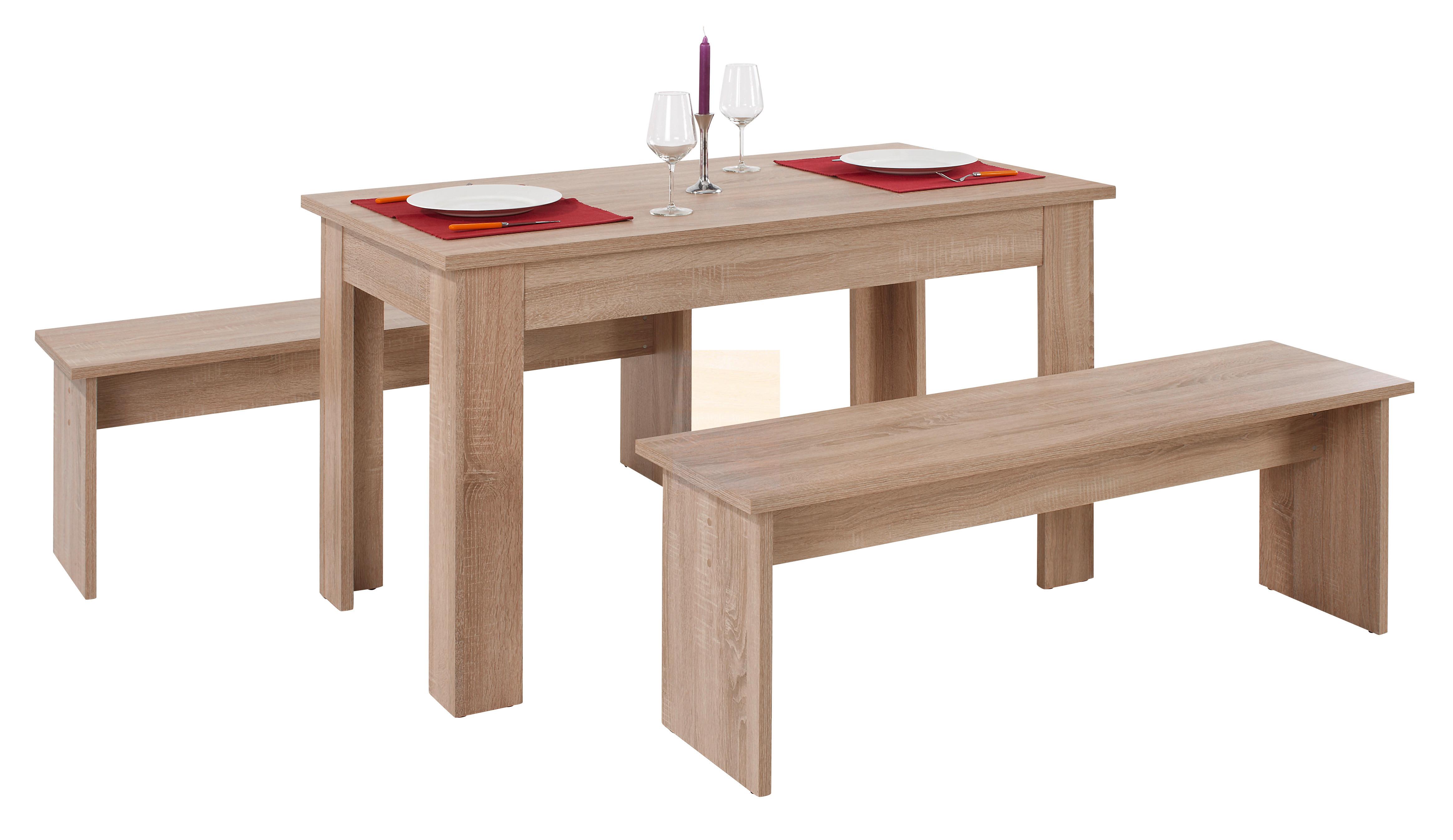 Étkezőgarnitúra Paris Pan 01 - Artisan tölgy, Konventionell, faalapú anyag (137/77/75cm) - Best Price