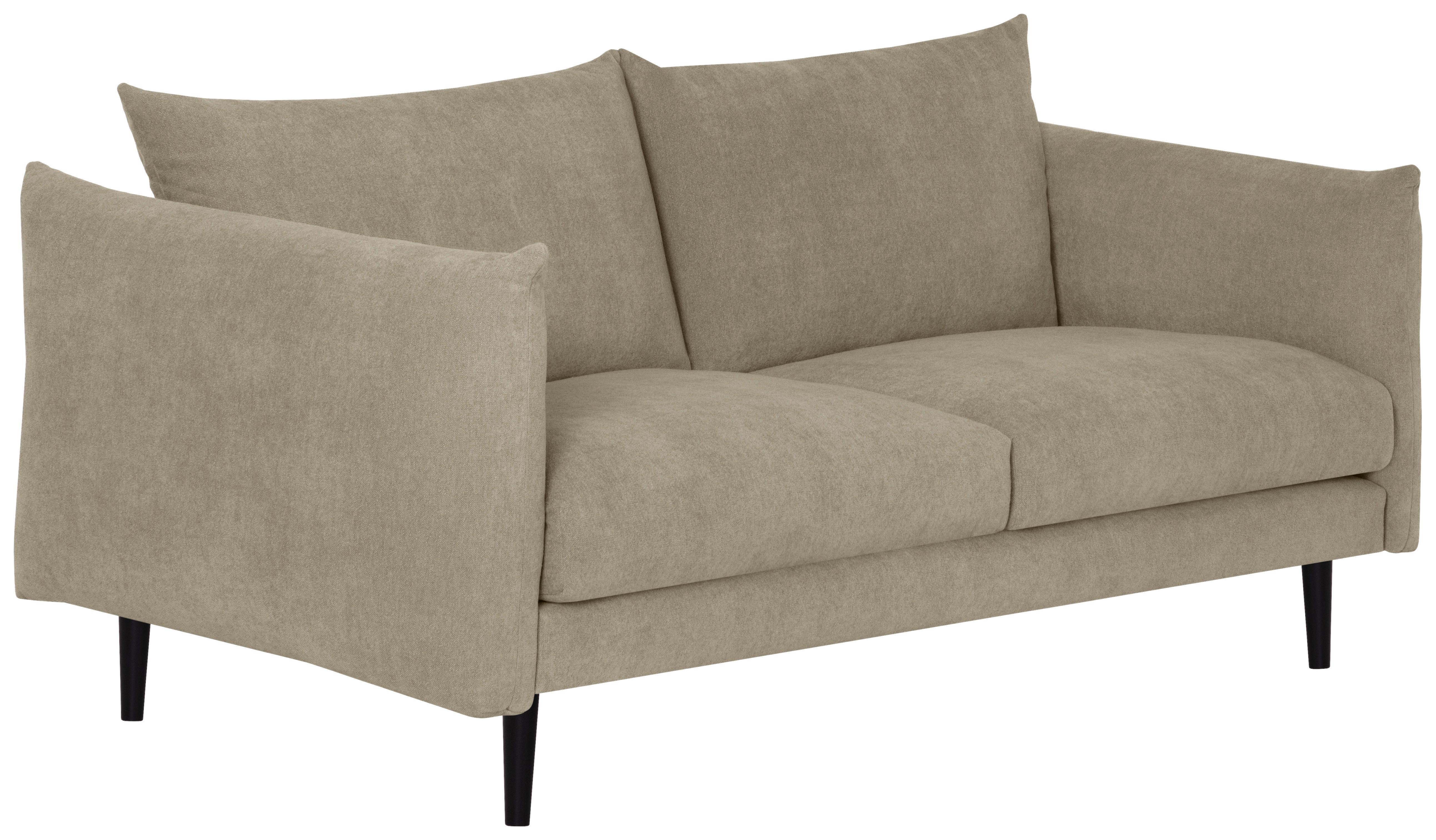 3-Sitzer-Sofa Mysholm B: 212 cm Beige - Beige/Schwarz, KONVENTIONELL, Textil (212/86/102cm) - MID.YOU