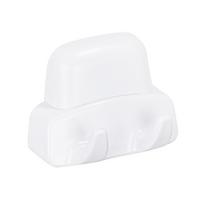 Fali Kampó Pure Duo 17940100 - fehér, Konventionell, műanyag (8/5,5/4,5cm) - Wenko