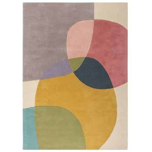 Wollteppich Wollteppich Multicolor B:230cm - Multicolor, Basics, Textil (230/160cm)
