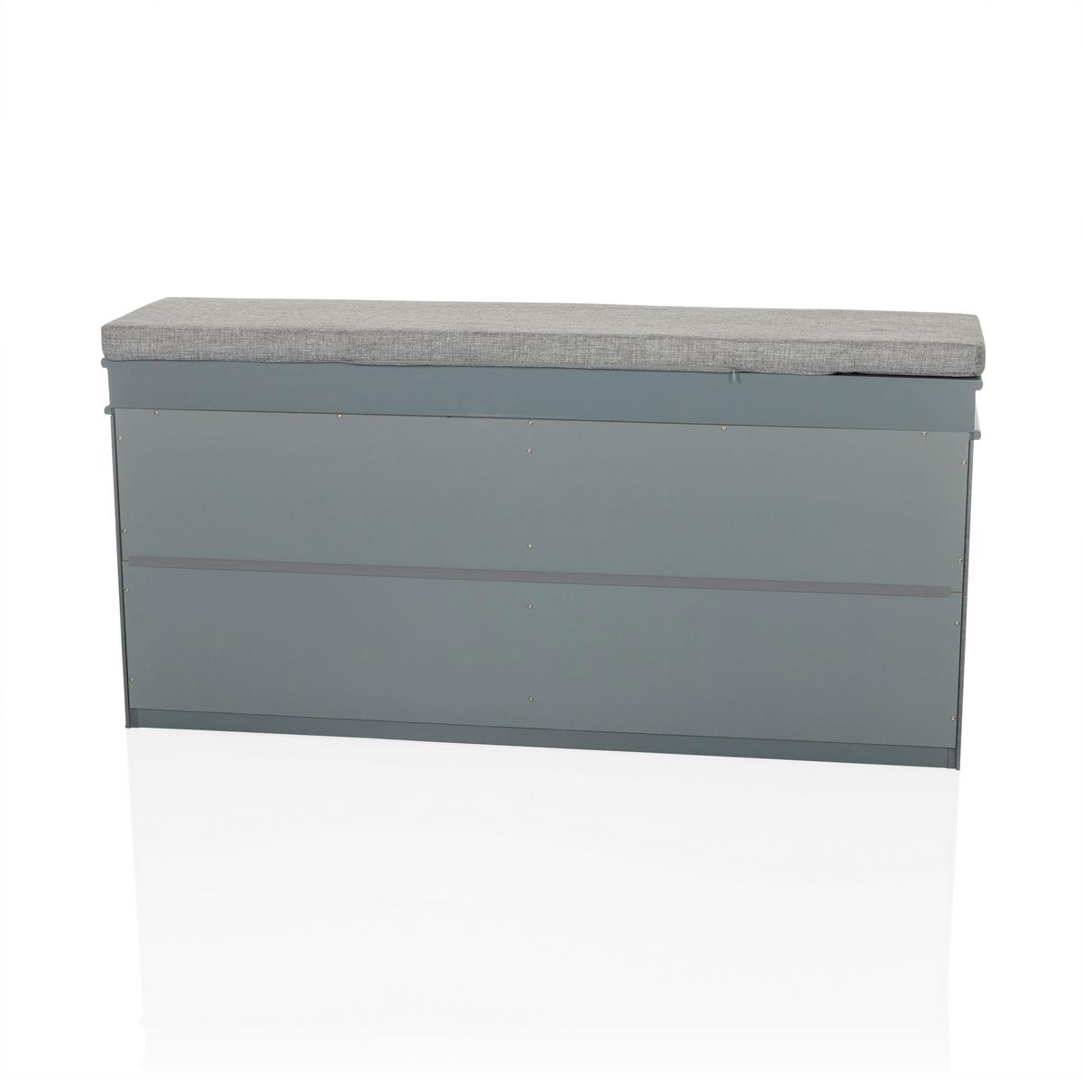 Schuhschrank Estha Grau B: 104cm - Grau, MODERN, Holzwerkstoff (104/52/24cm) - MID.YOU
