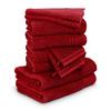 Frottierset Möve New Classic Handtuchset - Rot, Basics, Textil - Moeve
