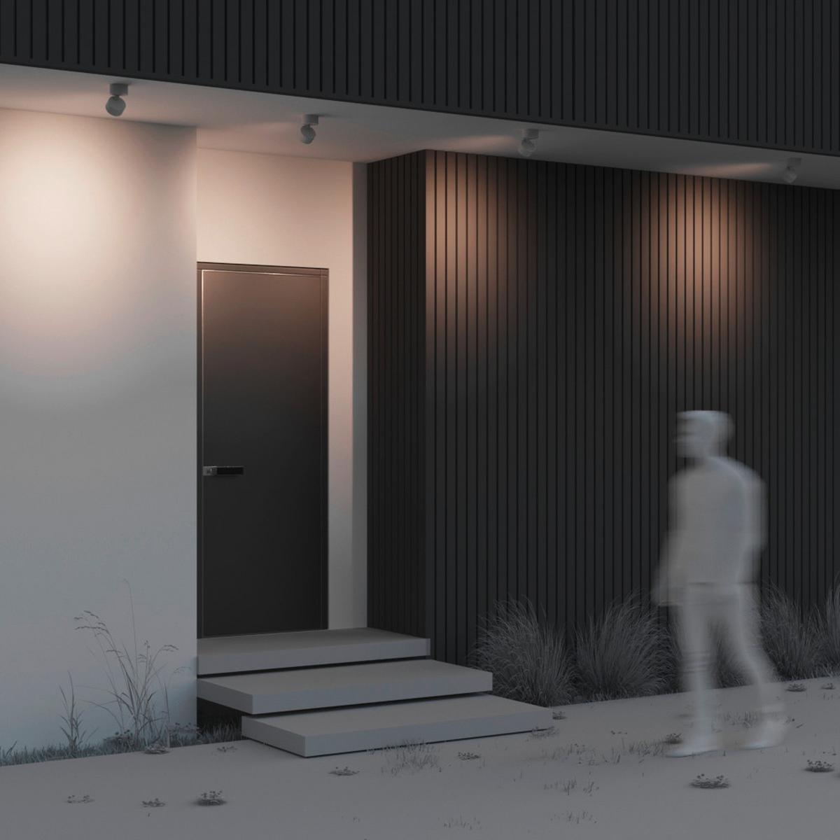 Außendeckenleuchte Spin - Weiß, MODERN, Metall (10,8/10,8cm) - MAYTONI