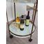 Servierwagen D: ca. 50 cm Goldfarben/Weiß - Goldfarben, Design, Glas/Kunststoff (50/80/50cm) - Livetastic Servierwagen D: ca. 50 cm Goldfarben/Weiß - Goldfarben, Design, Glas/Kunststoff (50/80/50cm) - Livetastic