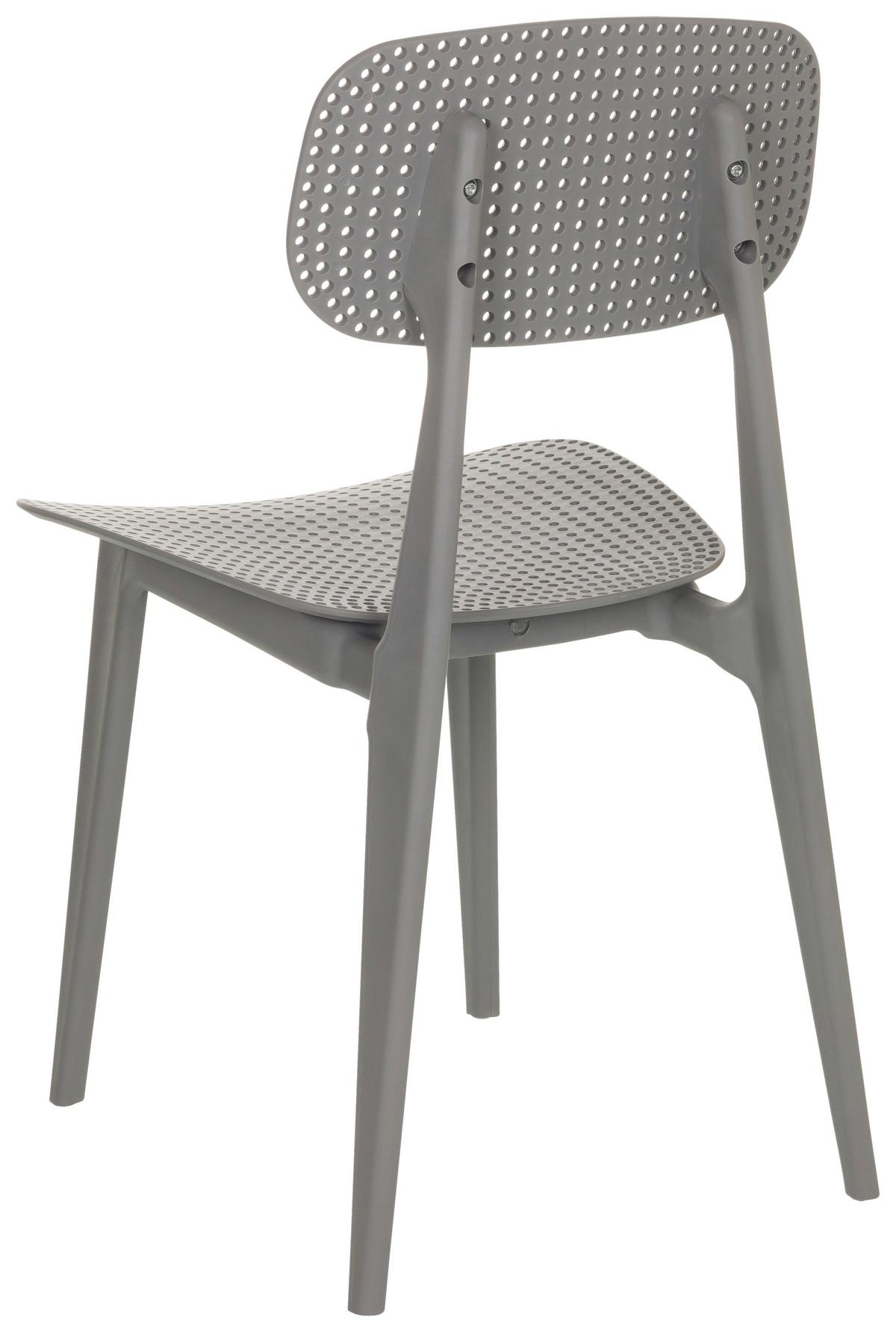 Gartensessel Artifo Hol Kunststoff - Grau, Basics, Kunststoff (42/79/51cm) - MID.YOU