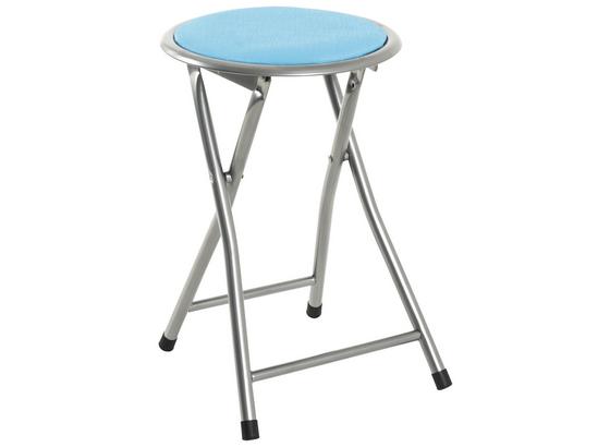 Klapphocker Ouzo - Blau/Schwarz, MODERN, Kunststoff/Metall (30/45/30cm) Klapphocker Ouzo - Blau/Schwarz, MODERN, Kunststoff/Metall (30/45/30cm)