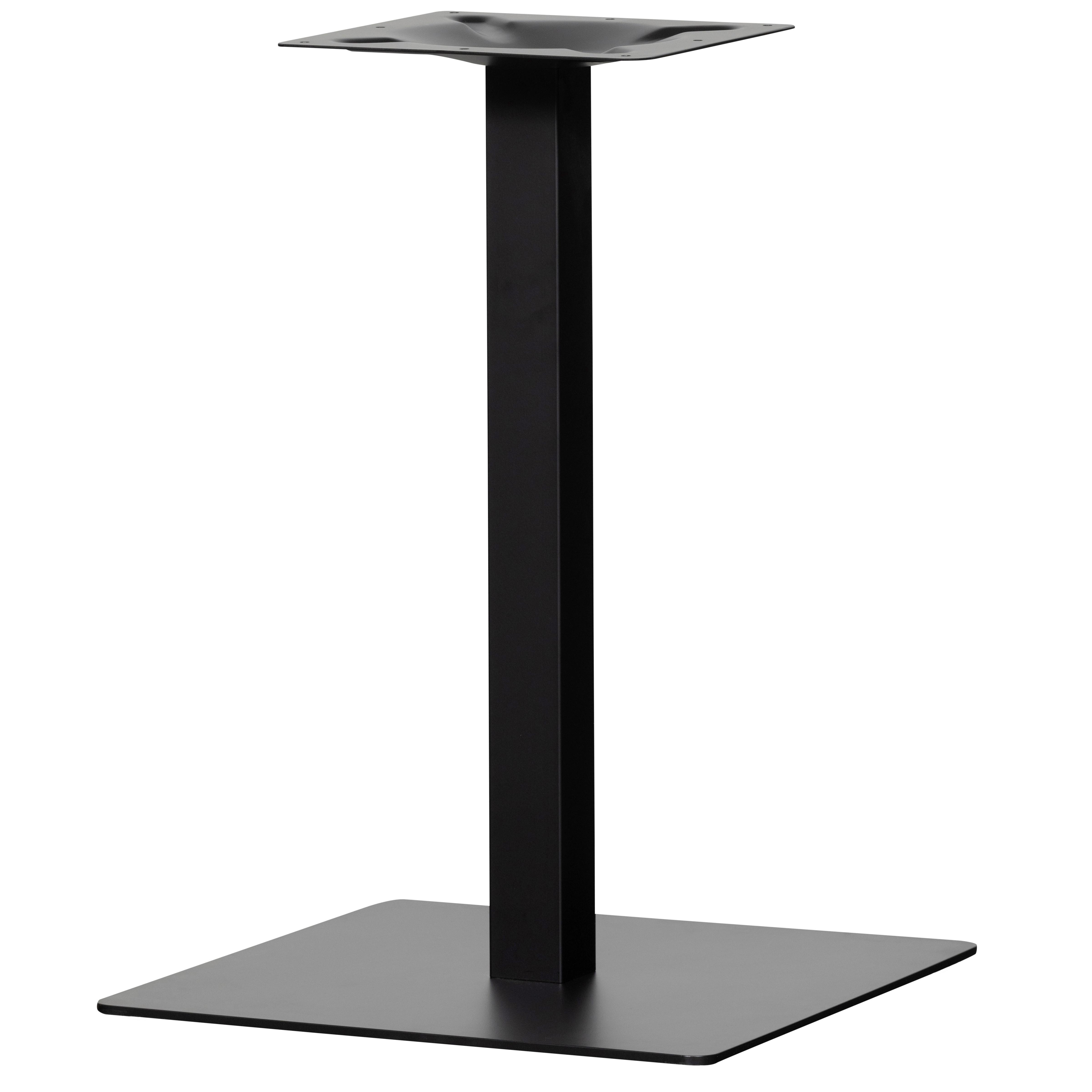 TISCHGESTELL Tablo Schwarz L: 50cm - Schwarz, MODERN, Metall (50/50/72cm) - Livetastic