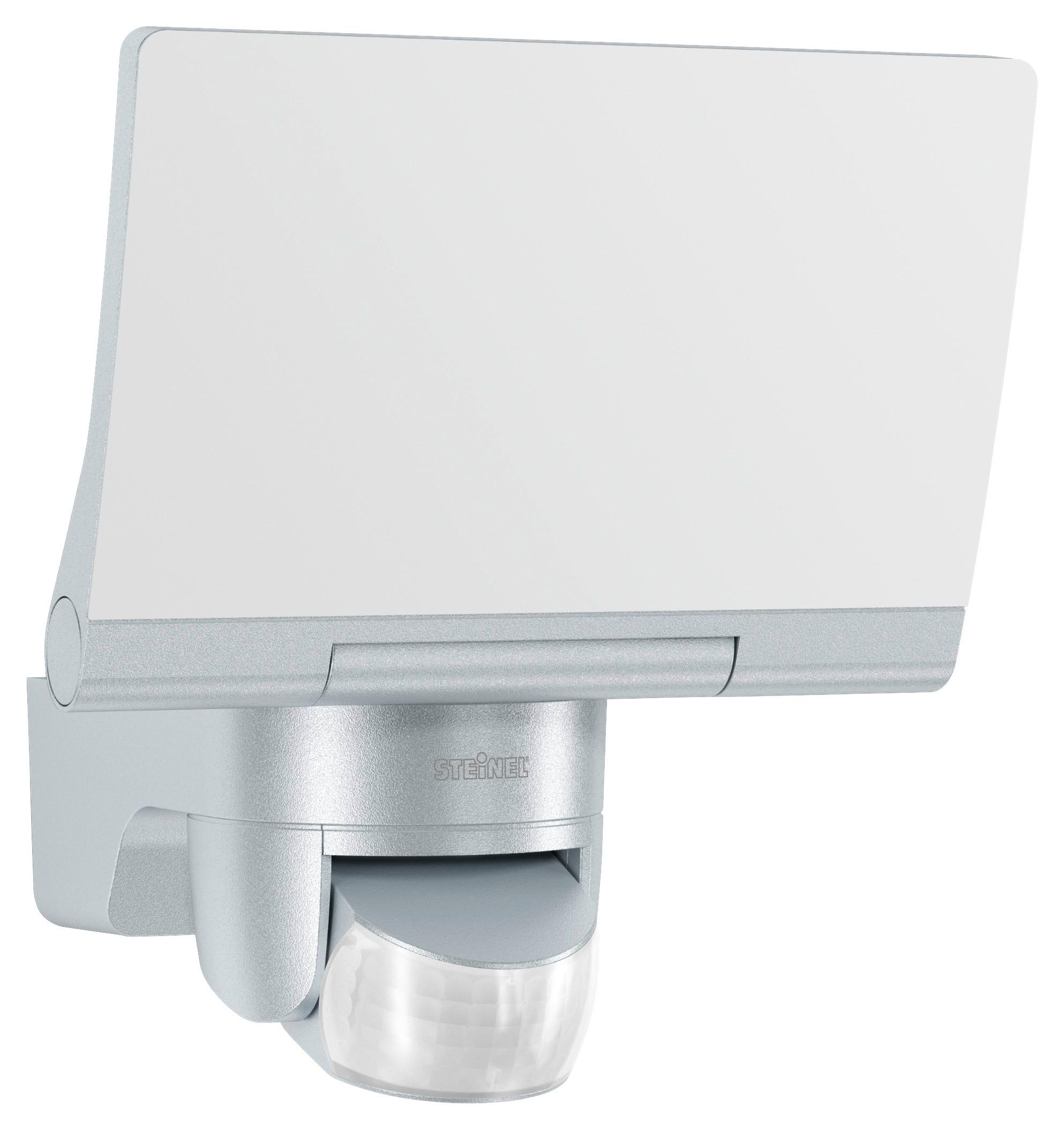 LED-AUSSENLEUCHTE LED STRAHLER XLED HOME 2 S - Silberfarben, Basics, Kunststoff (16,1/18/21,8cm) - Steinel