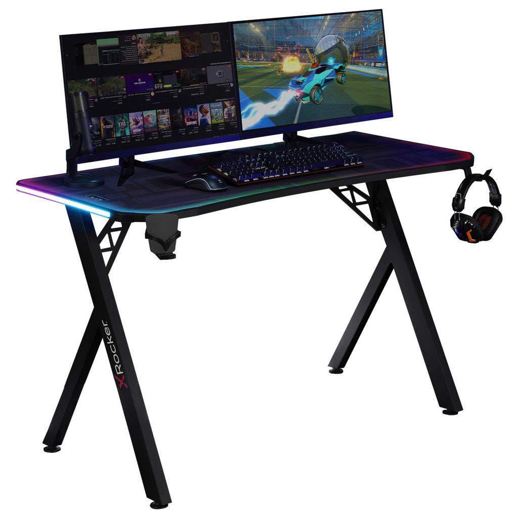 Gamingtisch Lumio Schwarz L: 140cm