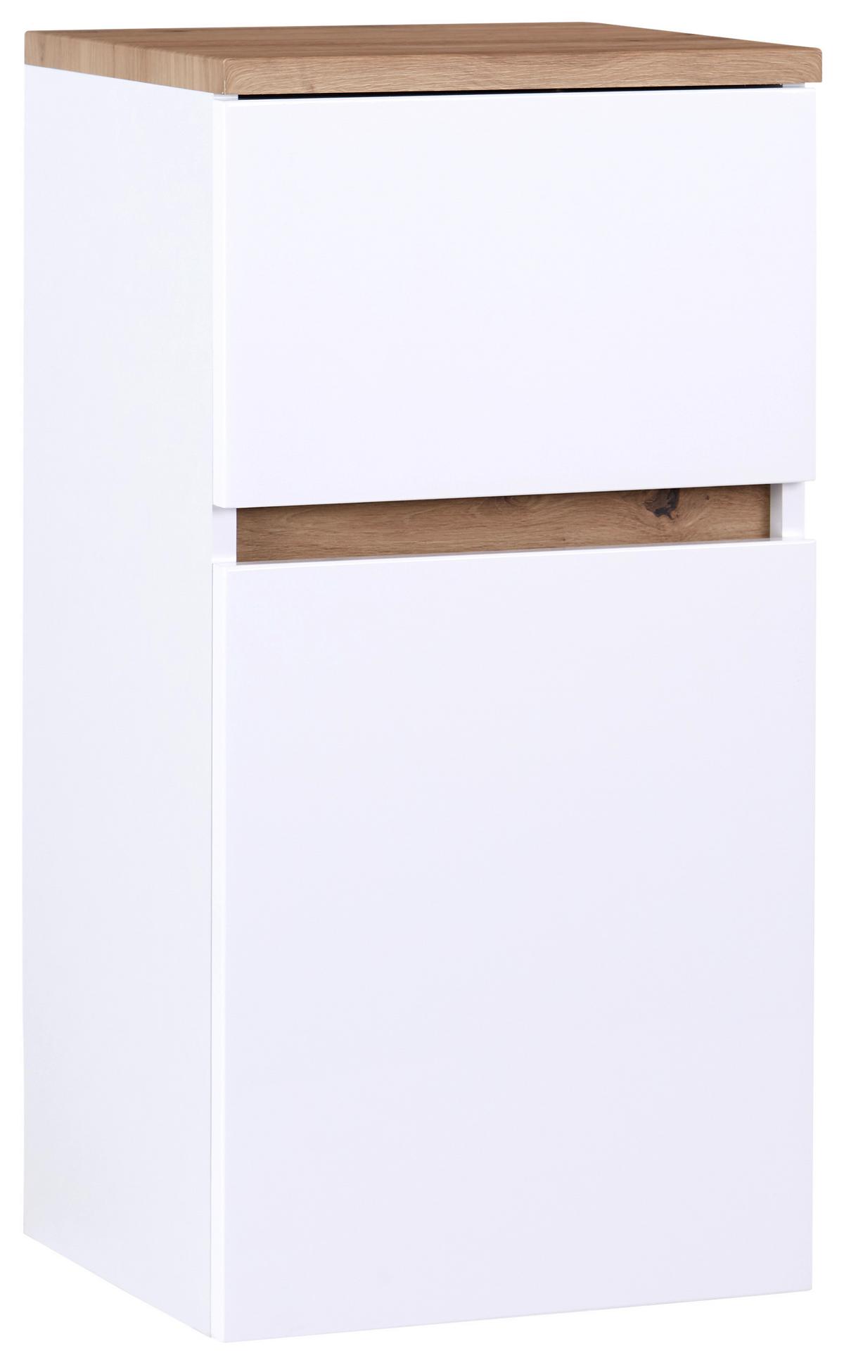 Alsószekrény Marbella - fehér, Modern, faalapú anyag (40/81/35cm)