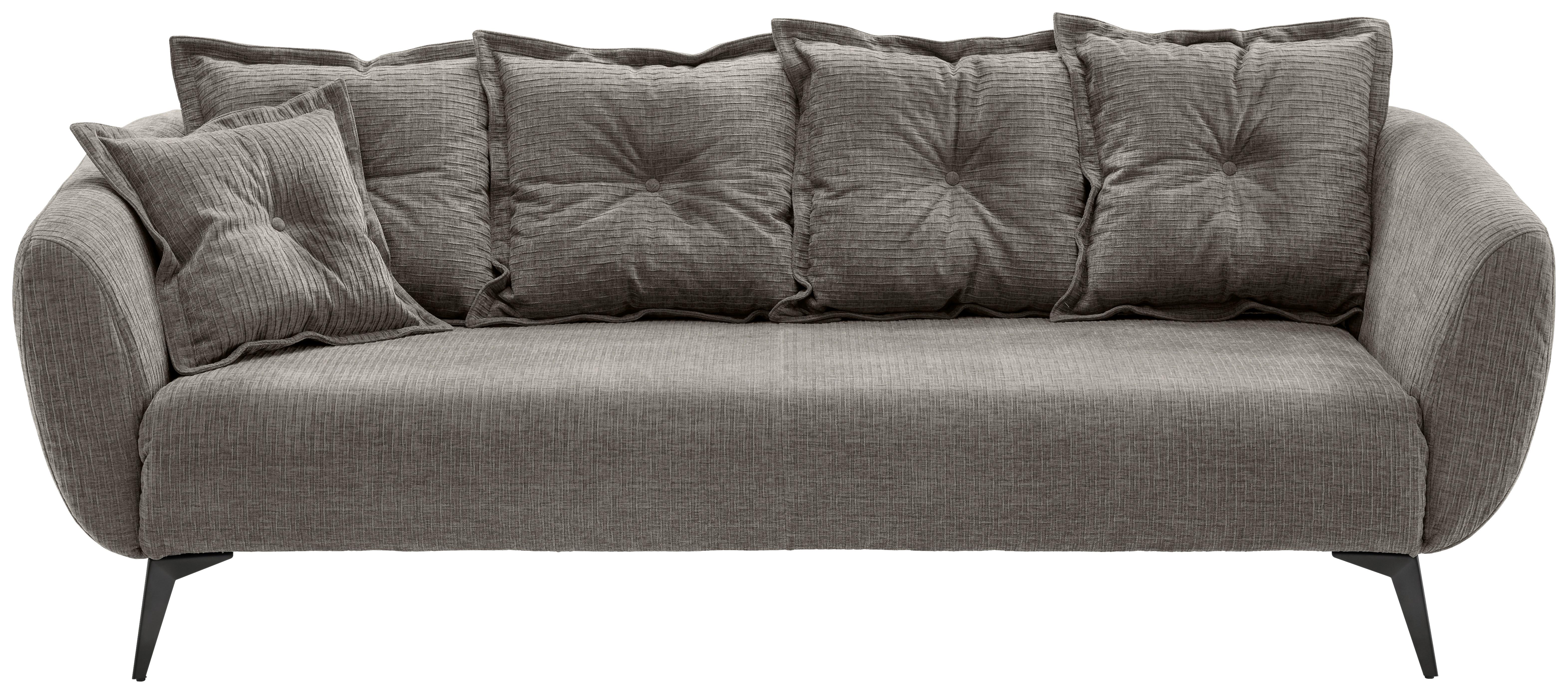 3-Sitzer-Sofa Baggio Graubraun B: 236 cm