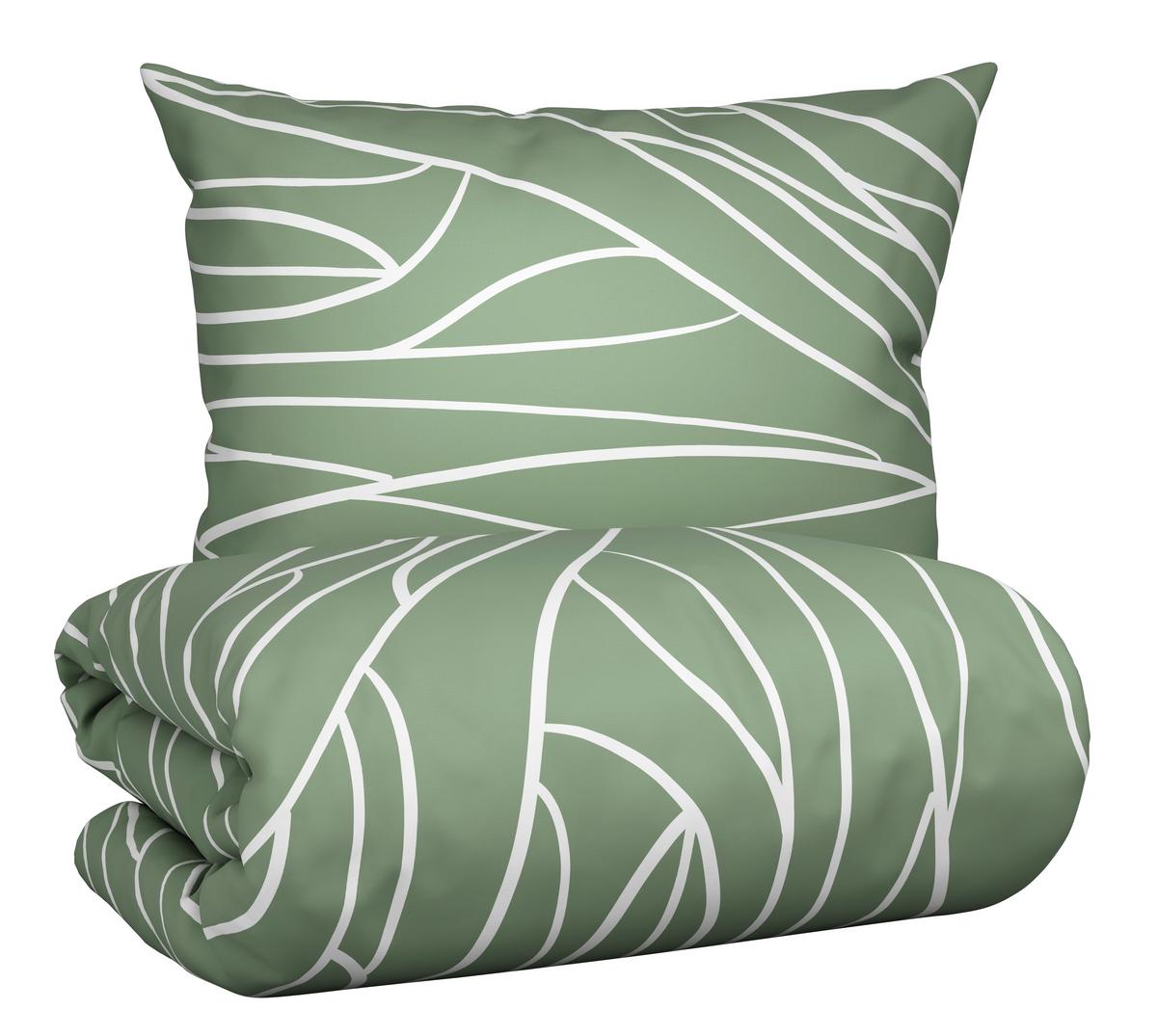POVLEČENÍ JULIANE XXL - zelená, Konvenční, textil (200/220cm) - Mömax
