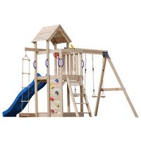 Spielturm A030.500.00 - Blau, KONVENTIONELL, Holz/Kunststoff (342/267/375cm) - Ambia Garden