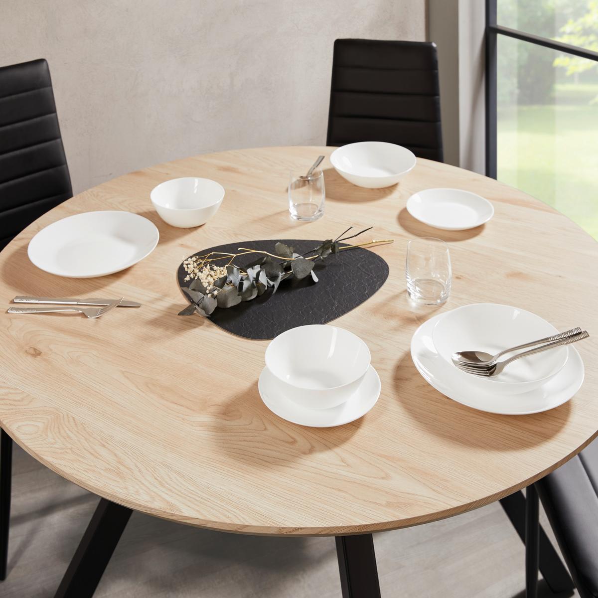 Speiseteller Olivia - Weiß, Basics, Glas (25cm) - Ondega