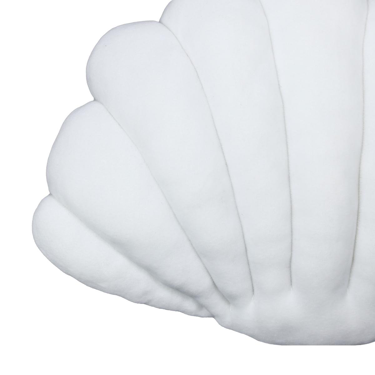 DEKORAČNÝ VANKÚŠ SEASHELL - biela, textil (30/40cm) - Mömax
