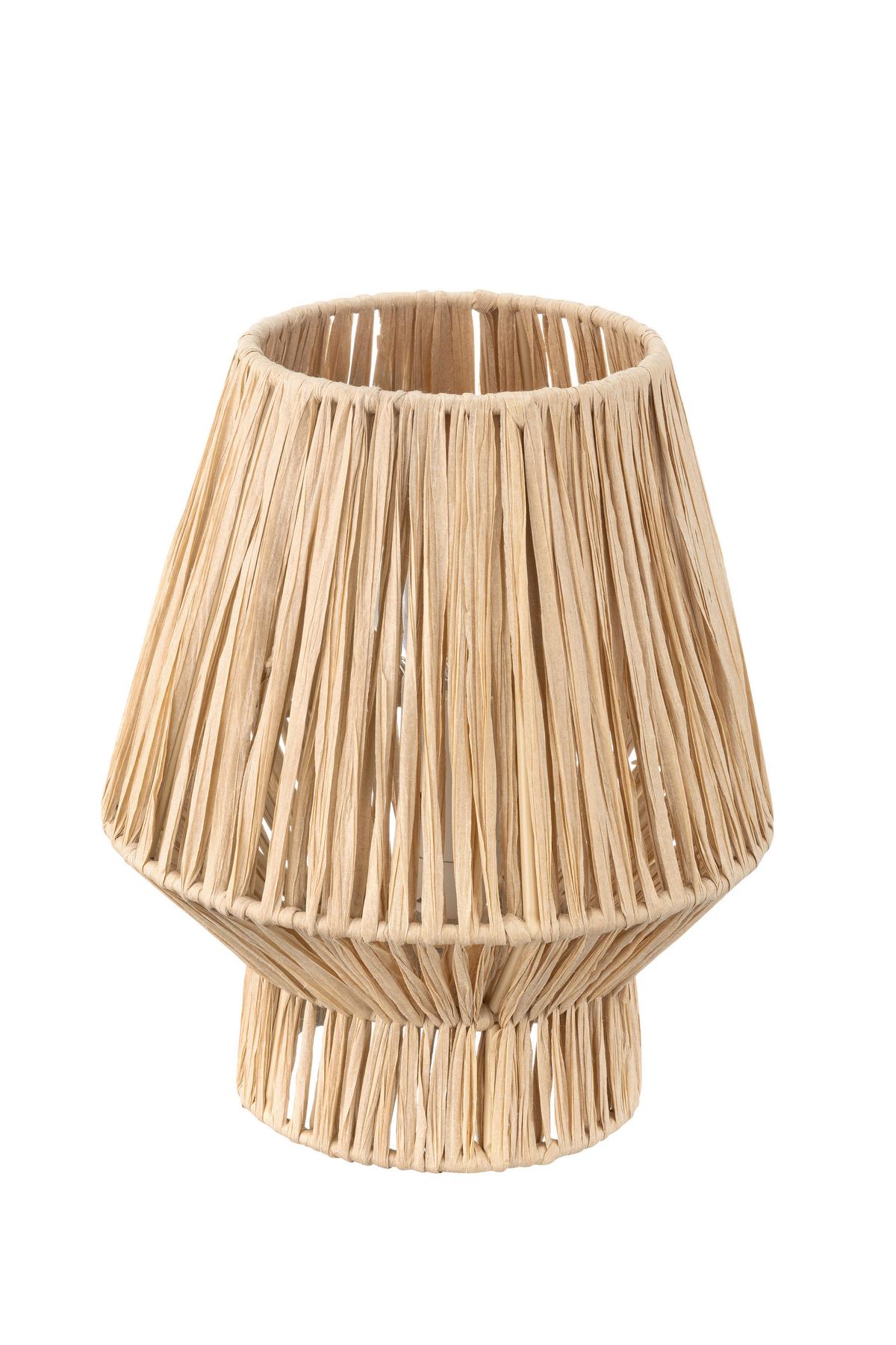 STOLNÍ LAMPA BALISTA - přírodní barvy, Moderní, kov/přírodní materiály (16/19cm) - Mömax